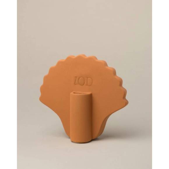 NEW LOS OBJETOS DECORATIVOS sea shell vase in amber - Picture 2 of 4